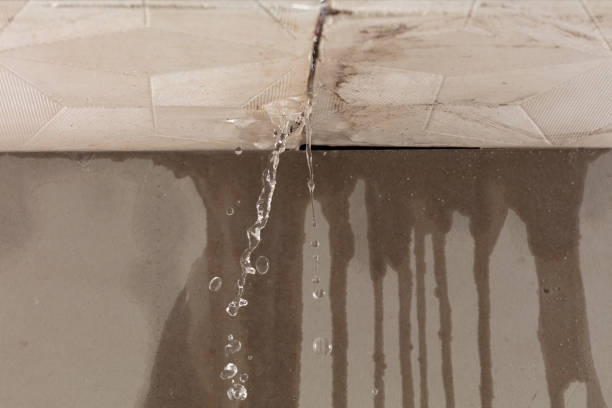 Professional Sewage Cleanup technician working in Kress, TX